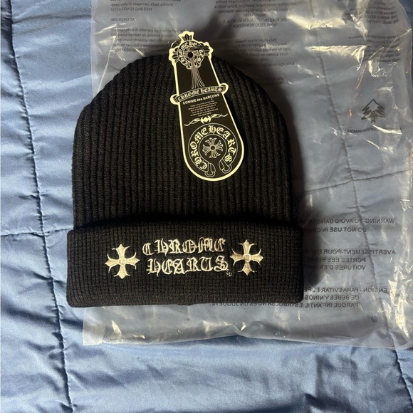 Chrome Hearts Black Knit Hat